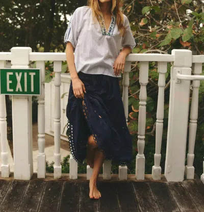 Cartolina Nantucket Sandra Top In Ivory In White
