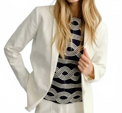 Cartolina Nantucket Willow Jacket In Soft White