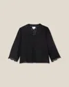 Cartolina Nantucket Women's Arielle Top In Black In Black