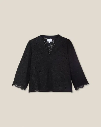 Cartolina Nantucket Women's Arielle Top In Black