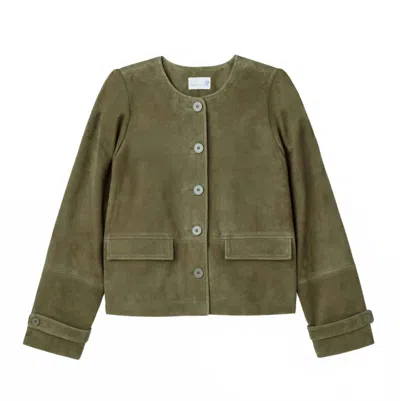 Cartolina Nantucket Women's Chelsea Jacket In Military Green