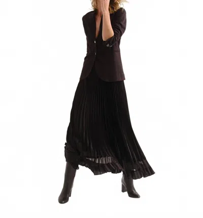 Cartolina Nantucket Women's Claudia Skirt In Noir In Black