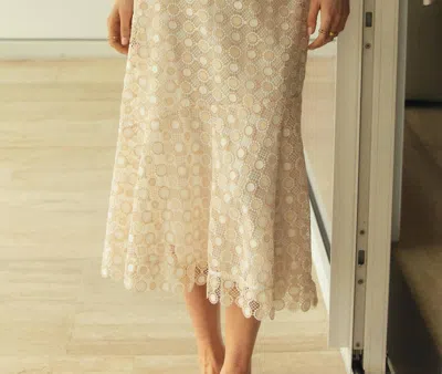 Cartolina Nantucket Women's Hera Skirt In Sand In Neutral