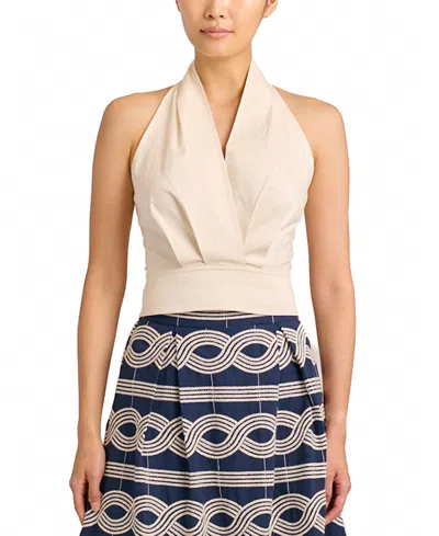 Cartolina Olive Top In White