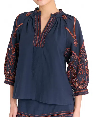Cartolina Quincy Top In Blue