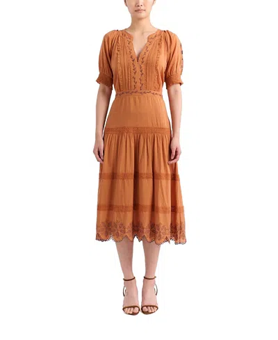 Cartolina Women's Lisette Dress In Brown