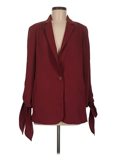 Pre-owned Cartonnier Blazer Jacket In Burgundy