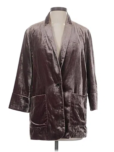 Pre-owned Cartonnier Coat In Burgundy