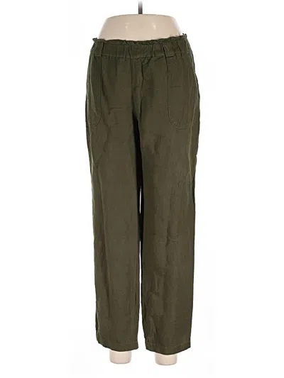 Pre-owned Cartonnier Linen Pants In Green