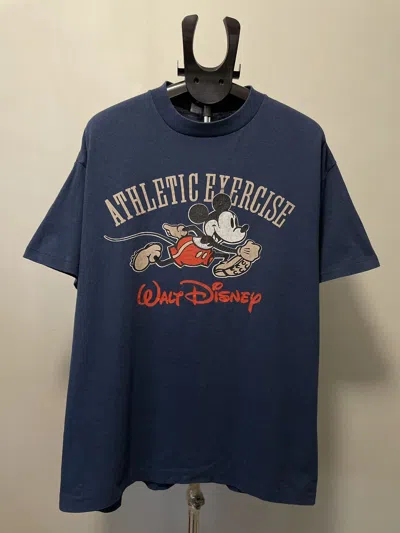 Pre-owned Cartoon Network X Disney Walt Disney Vintage 90's T Shirt In Bleu