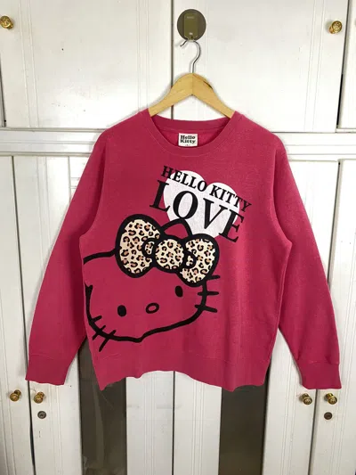 Pre-owned Cartoon Network X Vintage Hello Kitty Sweatshirt In Pink