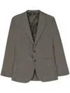 Caruso Aida Single-breasted Blazer In Green