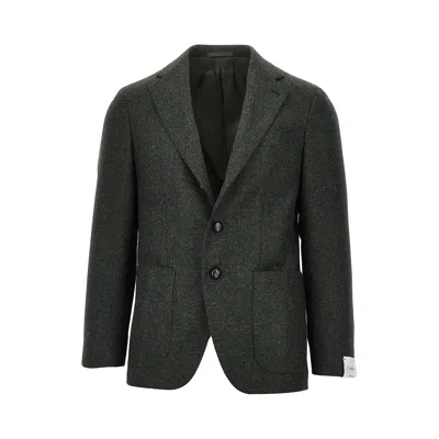 Caruso Aida Single-breasted Wool Jacket In Multi