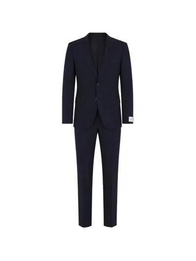 Caruso Aida Wool Suit In Blue