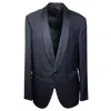 Caruso Black Cashmere Single Breasted Blazer In Black