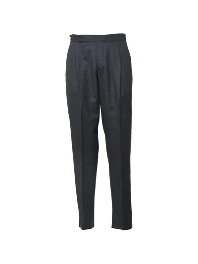 Caruso Buckled-waist Pleated Trousers In Multi