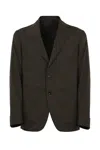 Caruso Butterfly Jacket In Wool And Silk In Beige