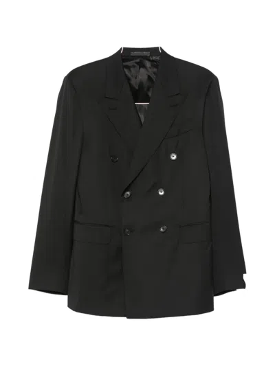 Caruso Carmen Double-breasted Suit In Black