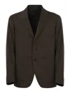 Caruso Butterfly Jacket In Wool And Silk In Brown
