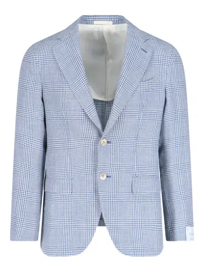 CARUSO CHECKED BLAZER