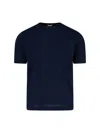 Caruso Knitted T-shirt In Blue