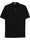 Caruso Cotton Polo Shirt In Black