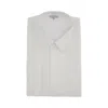 Caruso Cotton Tuxedo Shirt In White