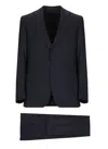 Caruso Wool Single-breasted Suit In Blue