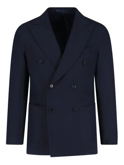 CARUSO DOUBLE-BREASTED BLAZER