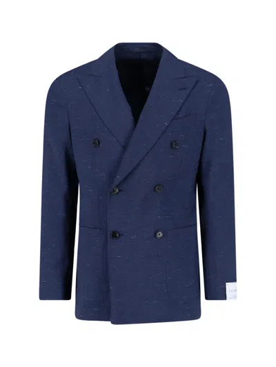 CARUSO DOUBLE-BREASTED BLAZER