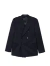 Caruso Double-breasted Suit In Blue