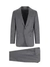 Caruso Tailored Grey Suit With Two-button Blazer In Gray