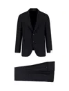 Caruso Single-breasted Suit In Black