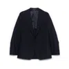 Caruso Single-breasted Blazer In Blue