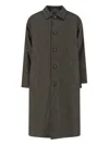 Caruso Wool Coat In Green