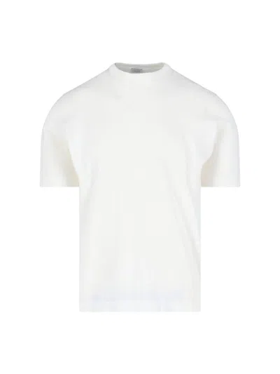 Caruso Lightweight 100% Cotton T-shirt In White