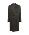 Caruso Long-sleeved Coat In Black