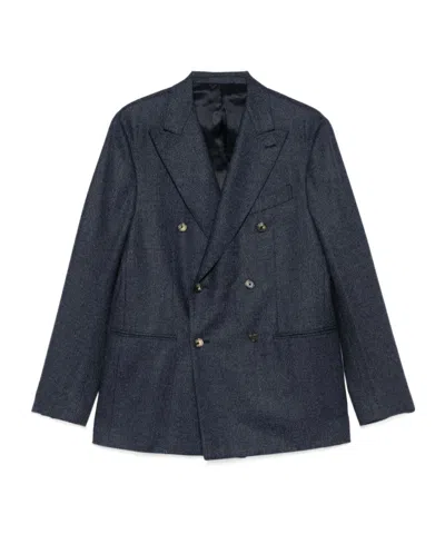 Caruso Long-sleeved Suit Jacket