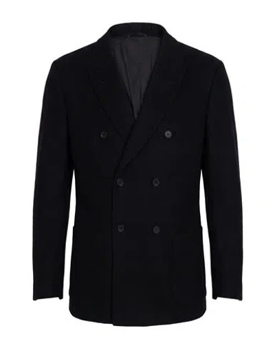 Caruso Man Blazer Black Size 40 Wool