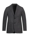 Caruso Man Blazer Black Size 46 Polyester