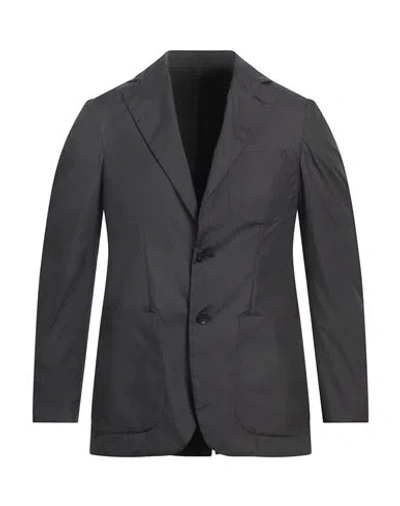 Caruso Man Blazer Black Size 46 Polyester
