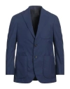 Caruso Man Blazer Blue Size 44 Polyester