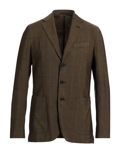 Caruso Suit Jackets In Green