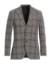 Caruso Man Blazer Grey Size 46 Cashmere In Grey