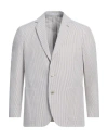 Caruso Man Blazer Khaki Size 42 Cotton In Beige