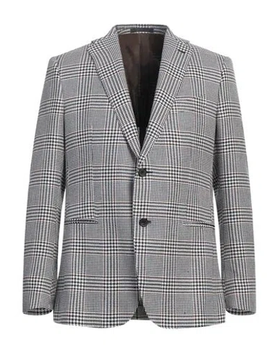 Caruso Man Blazer Midnight Blue Size 40 Cotton, Linen