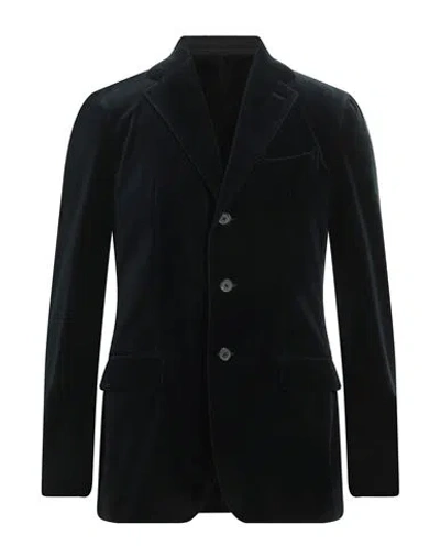 Caruso Man Blazer Midnight Blue Size 42 Cotton, Elastane