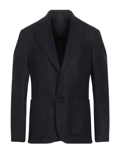 Caruso Man Blazer Midnight Blue Size 46 Wool, Cashmere