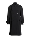 Caruso Man Coat Black Size 42 Wool, Cashmere In Black