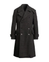Caruso Man Coat Brown Size 42 Wool, Cashmere In Brown
